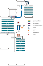 Lageplan Teilbibliothek Chemie, Erdgeschoss