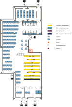 Lageplan Teilbibliothek Chemie, Untergeschoss