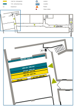 Lageplan Teilbibliothek Medizin, Untergeschoss
