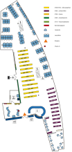 Lageplan Teilbibliothek Maschinenwesen, 1. Obergeschoss