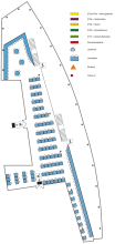 Lageplan Teilbibliothek Maschinenwesen, 2. Obergeschoss